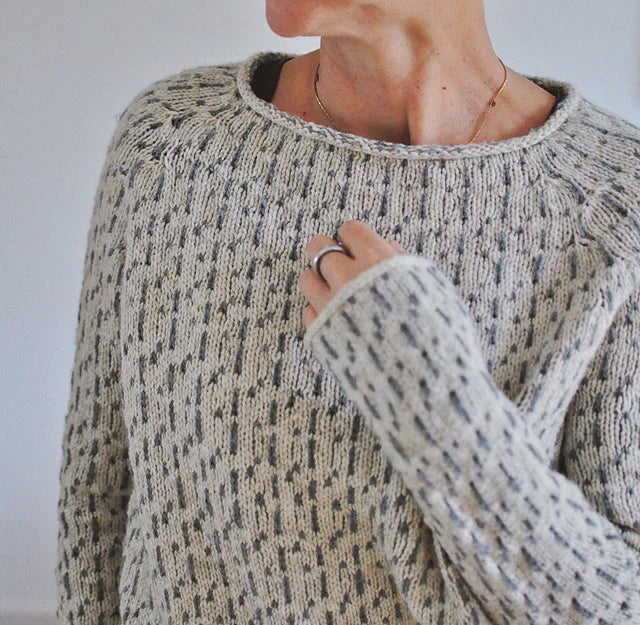 Olivia | Eleganter grauer Pullover